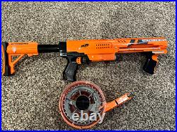 2008 Nerf N-Strike Gear Up Orange Raider CS-35 Dart Gun Blaster Toy Drum Stock