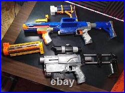 EPIC NERF COLLECTION +PARTS, AMMO, & CUSTOM PAINTED BLASTER! (Read Description)