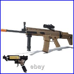 Emerbu Scar Electric Gel Blaster Rifle Full Size Splatter Ball Toy Gun