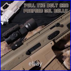 Emerbu Scar Electric Gel Blaster Rifle Full Size Splatter Ball Toy Gun