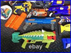 Huge NERF Gun Lot & Accessories 16 Guns