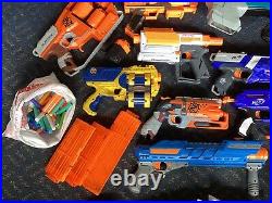 Huge NERF Gun Lot & Accessories 16 Guns