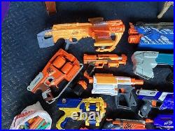 Huge NERF Gun Lot & Accessories 16 Guns