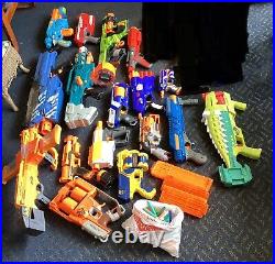 Huge NERF Gun Lot & Accessories 16 Guns