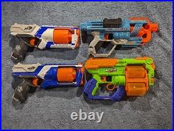 Huge Nerf Gun Lot Strongarm, Infinus, Longshot CS-6, Crossbow + With Accessories