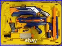 Large lot of Nerf blasters