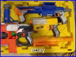 Large lot of Nerf blasters