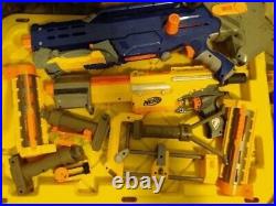 Large lot of Nerf blasters