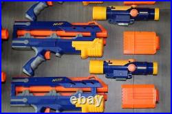 Lot Hasbro Nerf N-strike Longshot Cs-6 Foam Dart Guns Blaster Toys Scopes 2006