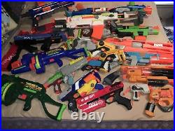 Lot Of Nerf Gun And Extra Pieces And Darts