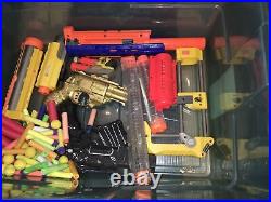 Lot Of Nerf Gun And Extra Pieces And Darts