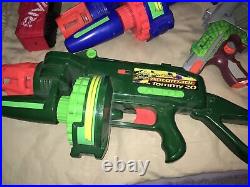 Lot Of Nerf Gun And Extra Pieces And Darts