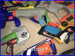 Lot Of Nerf Gun And Extra Pieces And Darts