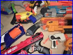 Lot Of Nerf Gun And Extra Pieces And Darts