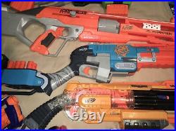 Lot Of Nerf Gun And Extra Pieces And Darts