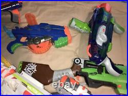 Lot Of Nerf Gun And Extra Pieces And Darts