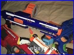 Lot Of Nerf Gun And Extra Pieces And Darts