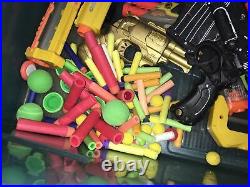 Lot Of Nerf Gun And Extra Pieces And Darts