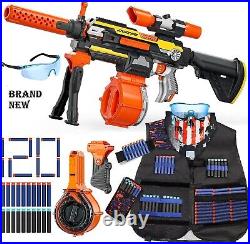 Motorized Dart Blaster Electric Automatic Toy Gun For Nerf Foam Bullets Elite