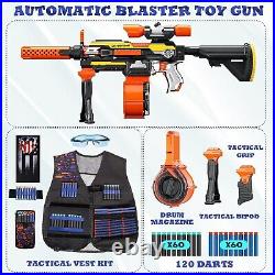 Motorized Dart Blaster Electric Automatic Toy Gun For Nerf Foam Bullets Elite