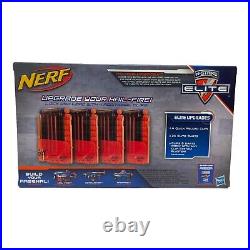NERF 2012 HAIL-FIRE Blaster Semi-Auto N-Strike ELITE Highest Capacity + UPGRADES
