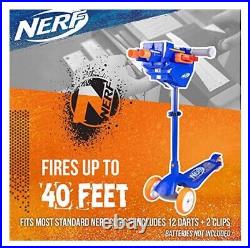 NERF Elite 3-Wheel Blaster Scooter with Dual Trigger