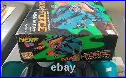 NERF Max Force Manta Ray Blaster With Box