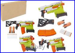 NERF Modulus Demolisher 2-in-1 Motorized Blaster Fires Darts and Rockets Toy Gun