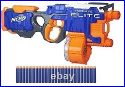 NERF N-Strike Hyper Fire Toy Elite Blaster Dart Gun gift for 8 9 10 year old Boy