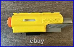 NERF Vulcan EBF-25 Dart Gun Blaster With Belt Tripod, Ammo Box, Red Dot Laser