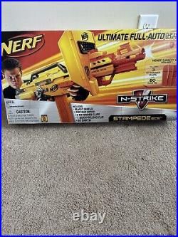 NEW NERF N-Strike Stampede ECS Ultimate Full-Auto Clip System Dart Blaster