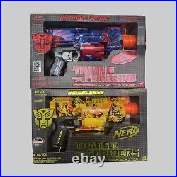 Nerf Barricade Rv-10 Gun Blaster Transformers Bumblebee & Optmus Prime-New NIB