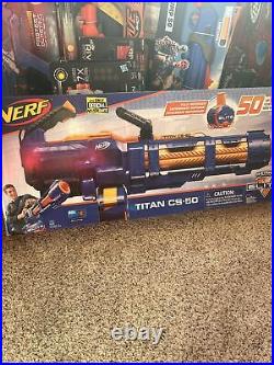 Nerf E2865 Elite Titan CS-50 50-Dart Toy Blaster