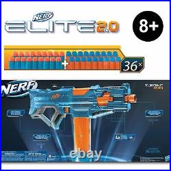 Nerf Elite 2.0 Turbine CS-18 Blaster Includes 36 Official Nerf Elite Darts NEW