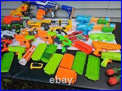 Nerf Gun Lot 20 Nerf Guns CHECK DESCRIPTION + Accessories Trl7#58