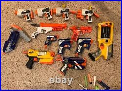Nerf Gun Lot Elite, N-Strike, Rifles, Pistols, Machine Guns, etc