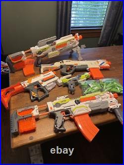 Nerf Gun Lot Modulus Regulator, Recon MKII, ECS-10 Blaster, Ionfire, Extras Dart