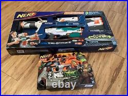 Nerf Modulus Tr-strike Blaster & Zombie Strike Nerf Bundle