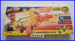 Nerf N-Strike Icon Series Stampede ECS Fully Motorized Rifle Blaster New Rare