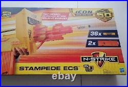 Nerf N-Strike Icon Series Stampede ECS Fully Motorized Rifle Blaster New Rare