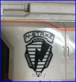 Nerf N-Strike Longstrike CS-6 Dart Blaster White Tested Works Discontinued RARE