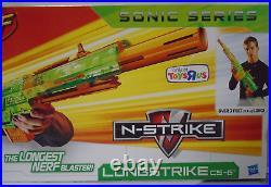 Nerf N-strike Longstrike Cs-6 Blaster Toysrus Exclusive Sonic Series Rare New