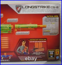 Nerf N-strike Longstrike Cs-6 Blaster Toysrus Exclusive Sonic Series Rare New