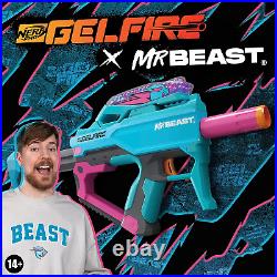 Nerf Pro Gelfire X MrBeast Full Auto Blaster & 20,000 Gelfire Rounds New Toy