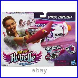 Nerf Rebelle Pink Crush Blaster Crossbow Girls Gun Automatic Darts Refills Toy