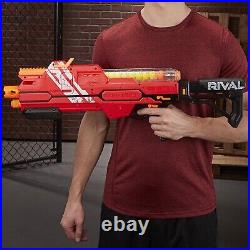 Nerf Rival Hypnos XIX-1200 Blaster Red Blue Ages 14+ New Toy Play Gun Fight Fire
