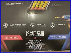 Nerf Rival Khaos MXVI-4000 Blaster (Team Blue) Great 4 Christmas! NEW Open Box