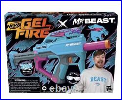 New! HASBRO Nerf x Mr. Beast Gel Fire Blaster Limited Edition