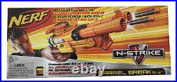 New Hasbro NERF N-Strike Barrel Break IX-2 with Removable AMMO Rail holds 8 darts