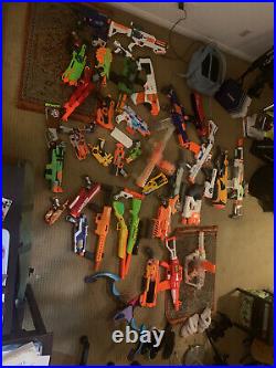 Rare Nerf collection 30+ nerf gun replicas must buy all great for kid/collector